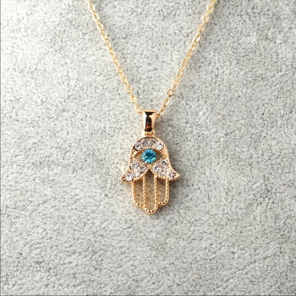 Hamsa Pendant Necklace - Picture 3 of 3